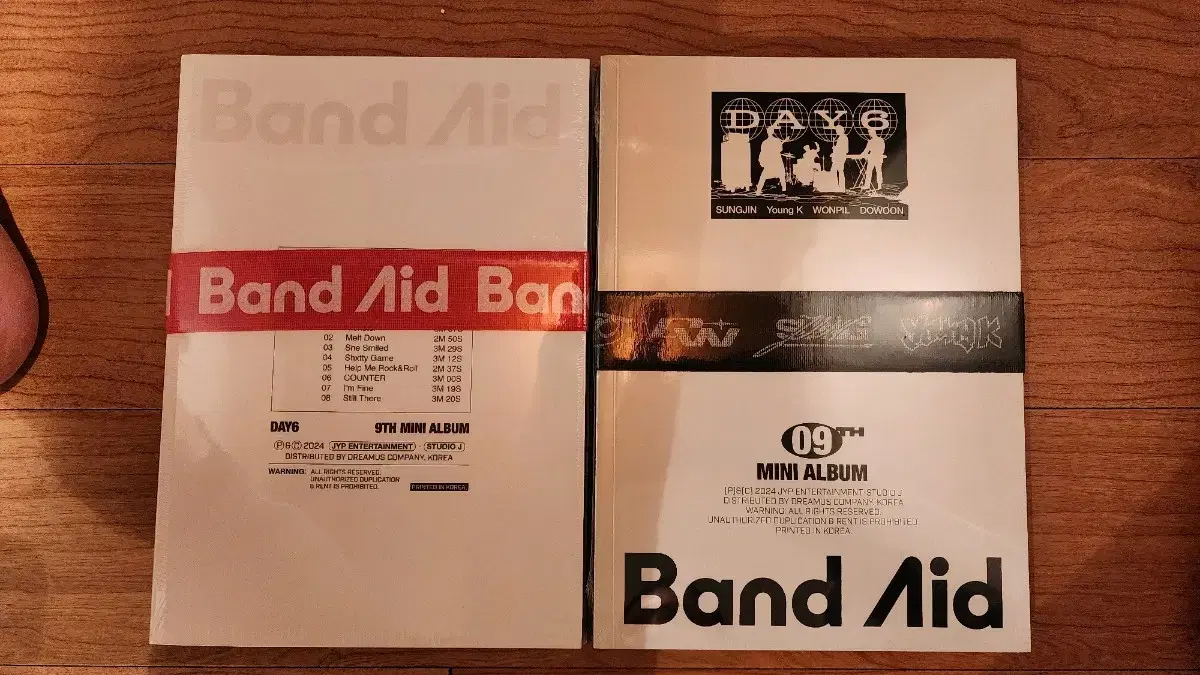 WTS day 6 day6 bandaid unsealed set of 2 albums