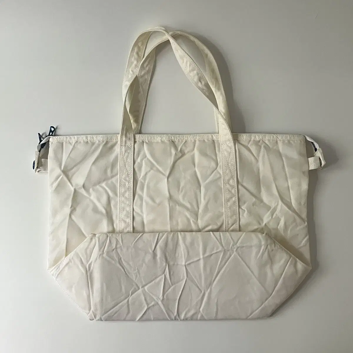 요시다포터 - pleats tote bag (white)