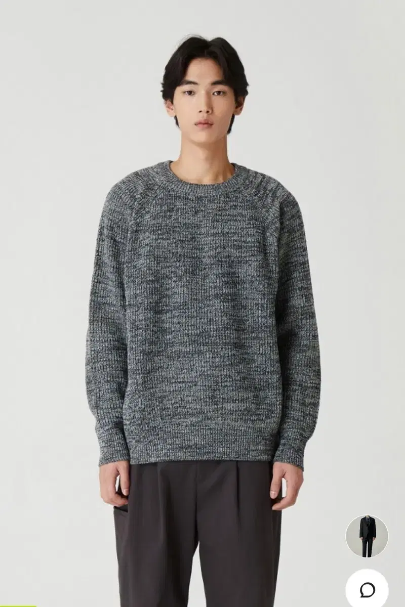 24/7 Series Melange Knit Pullover