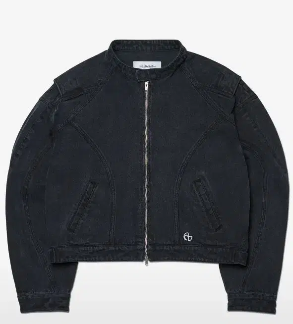 No Manual T.I.D Rider Jacket in Washed Black