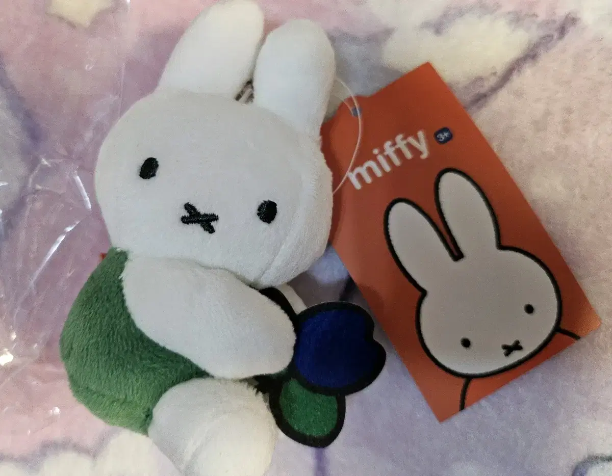 Miffy doll with flowers