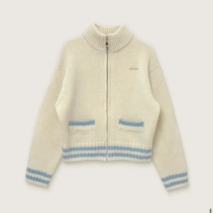 hmode 에이치모드 Bicolor zip-up knit (아이보리)