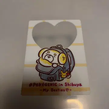 포켓몬 제닉 파피모치 클리어 카드 포켓몬 센터 시부야