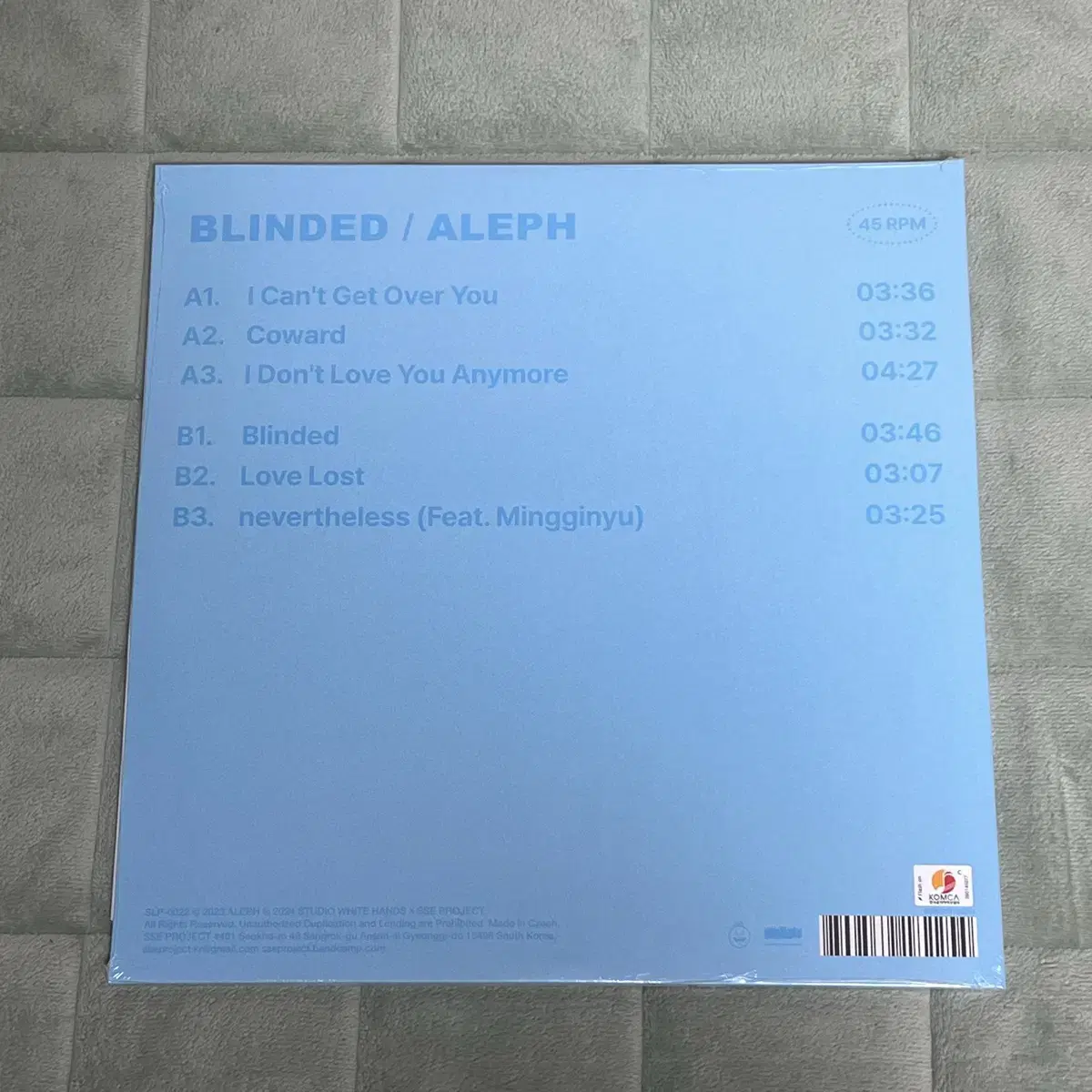 알레프 사과향 Blinded  LP