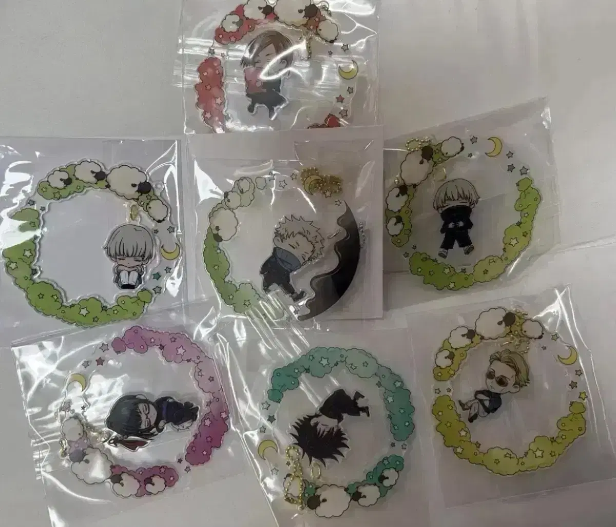 (Bulk) Spinning Yura Yura Oyasumi Zalzayo Keyring