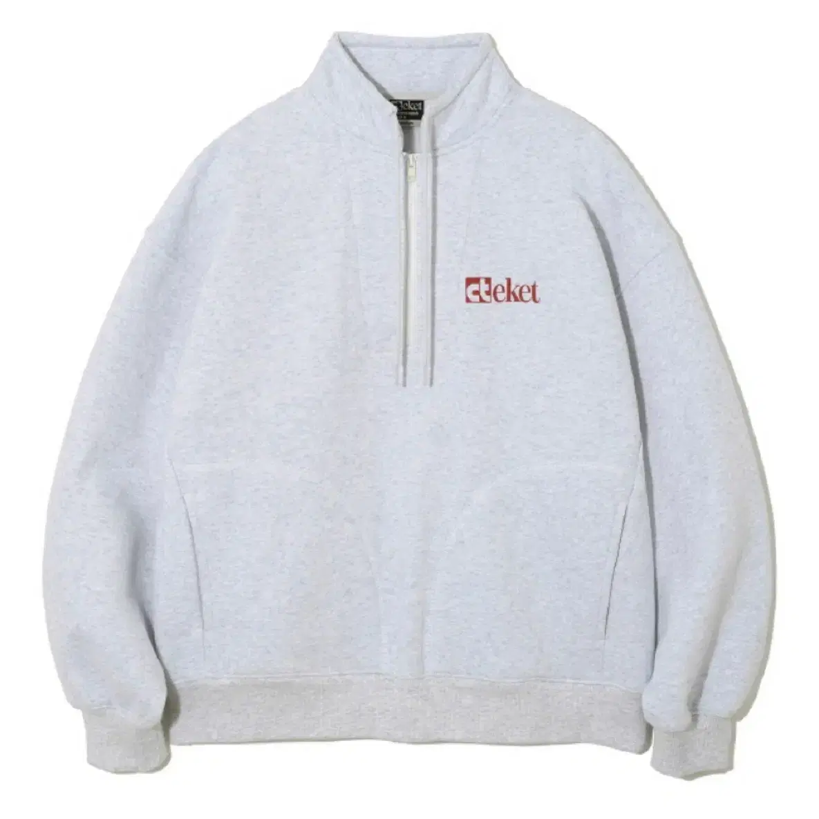 테켓 반집업 Plan Half Zip-Up Sweatshirt