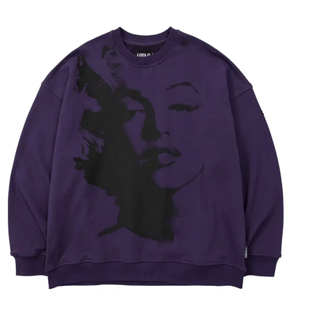 MM Face Oversized Sweatshirt [PURPLE]