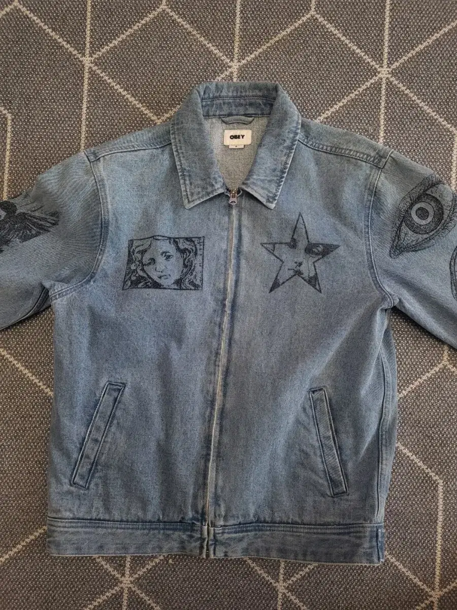 Obey Denim Jacket M