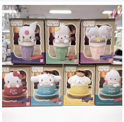 Sanrio Genuine Characters Cafetiere Figure Kikirara Cinnamoroll My Melody Kuromi