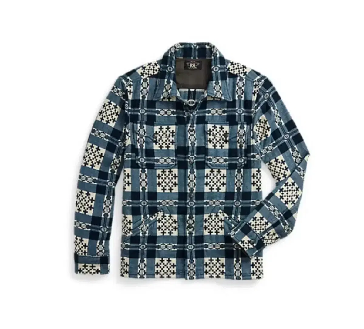 [15% OFF] RRL pattern jacquard overshirt double l