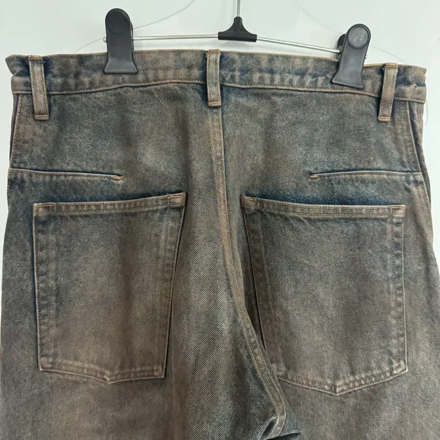 네버포겟NVRFRGT 3D TWISTED WIDE JEANS 1 size