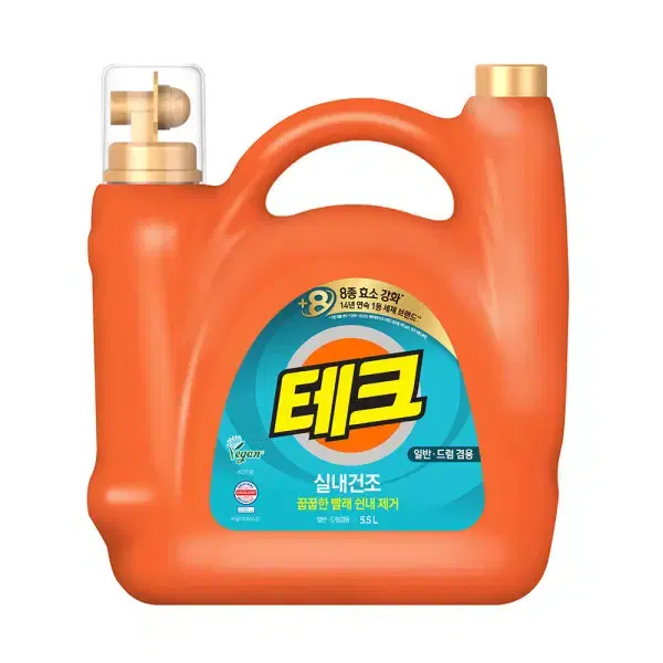 무료배송-테크 액체세제 대용량 5.5L 실내건조 세탁세제