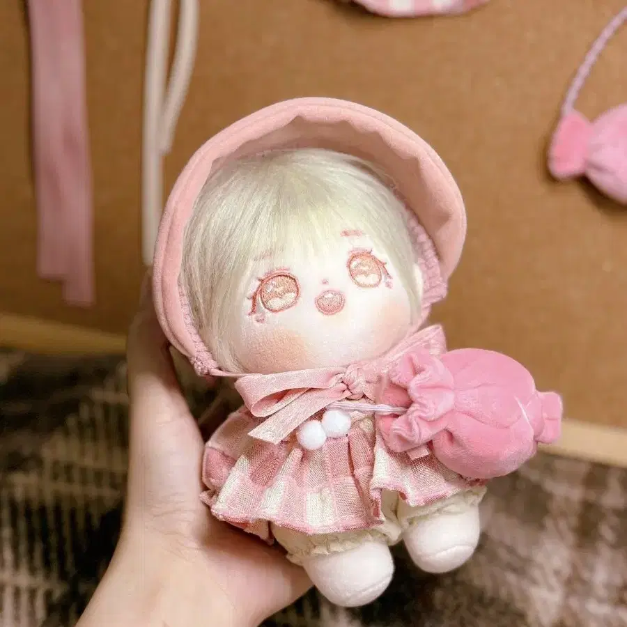 15cm 인형옷 티움마 핑크