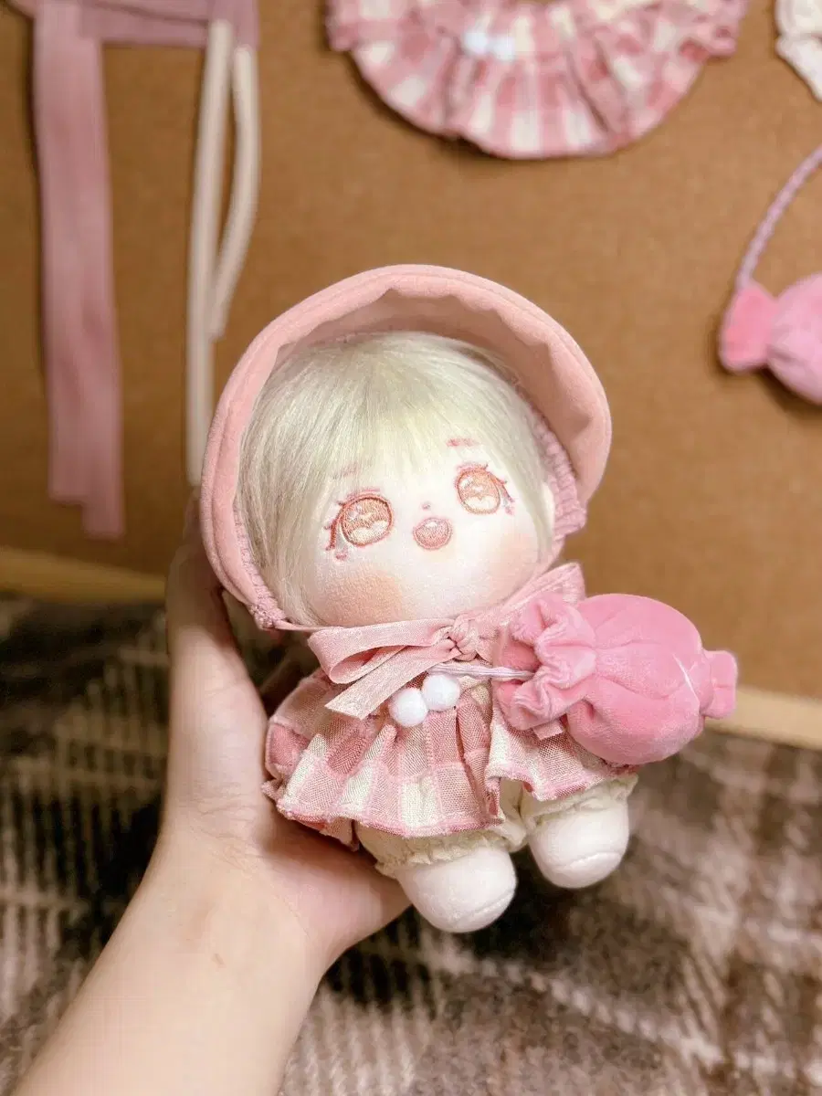 15cm 인형옷 티움마 핑크