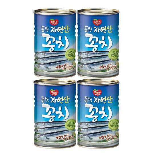 무료배송-동원 꽁치 300g 4개 통조림