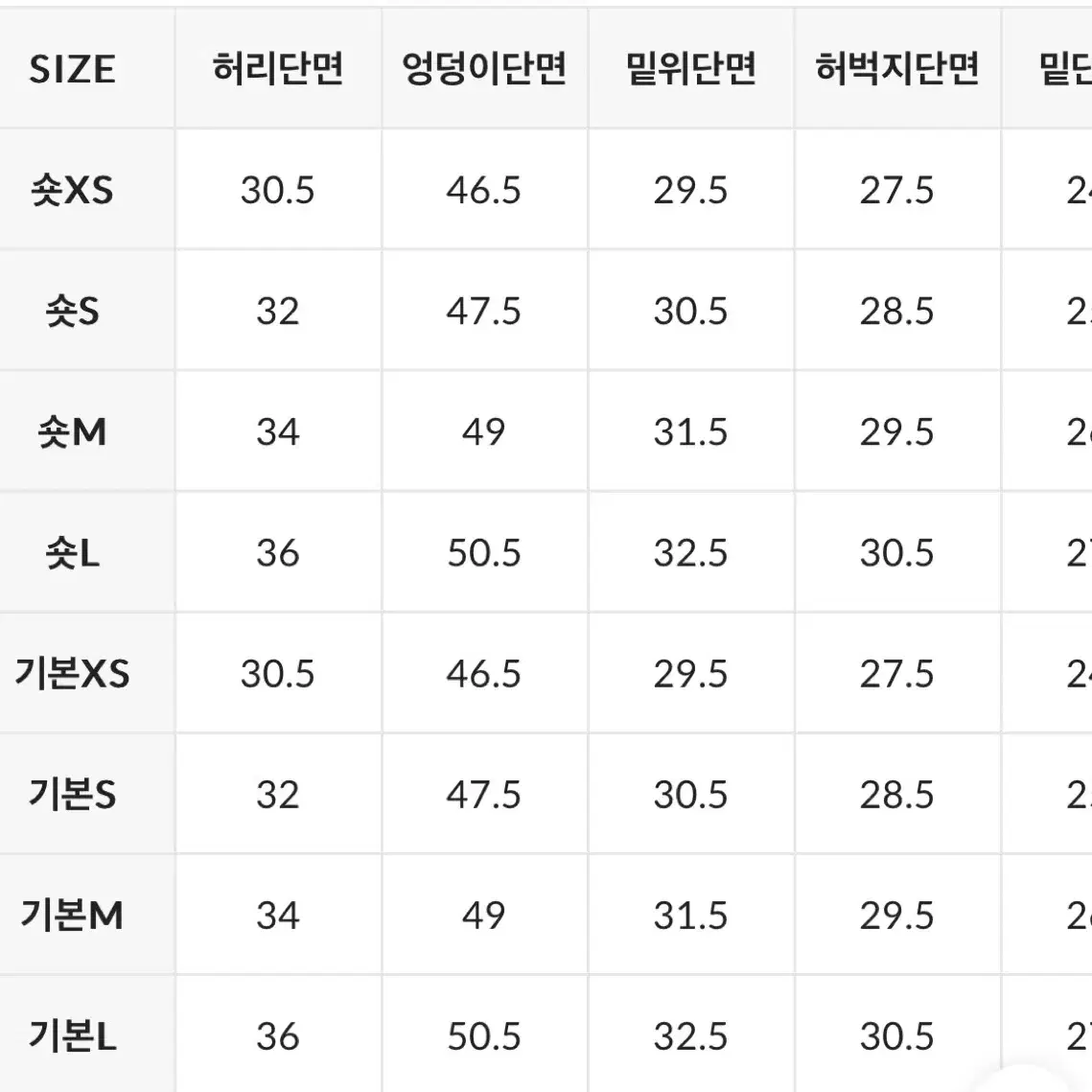 슬로우앤드 - 아워뮤트 세미부츠컷 데님팬츠