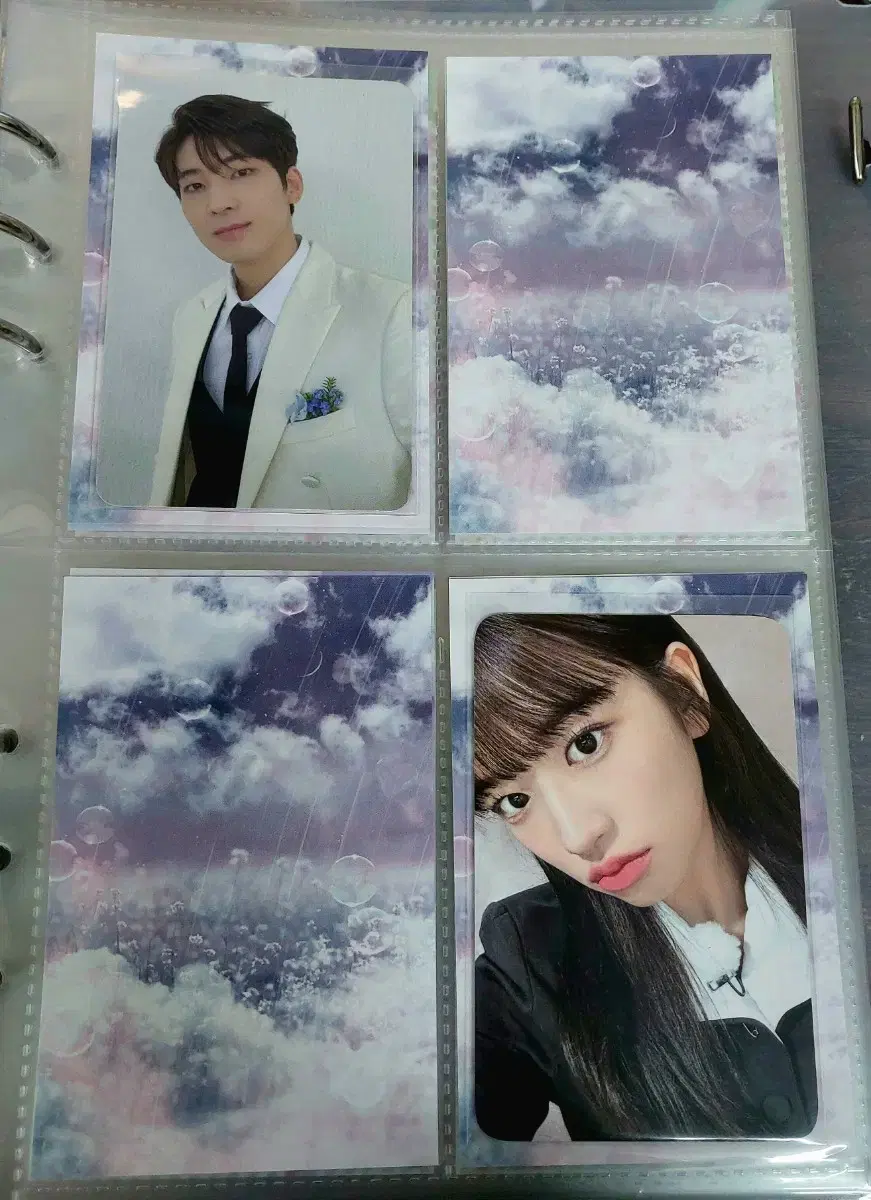 [NEW]Cloudscape ver.black single sided binder/back cover/photocard sells