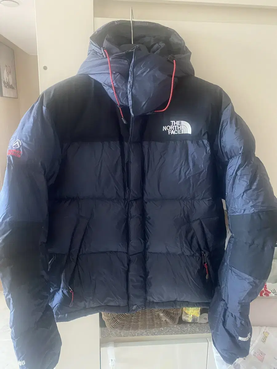 The North Face Padded Dryloft Windstopper 95M Size Navy for sale.