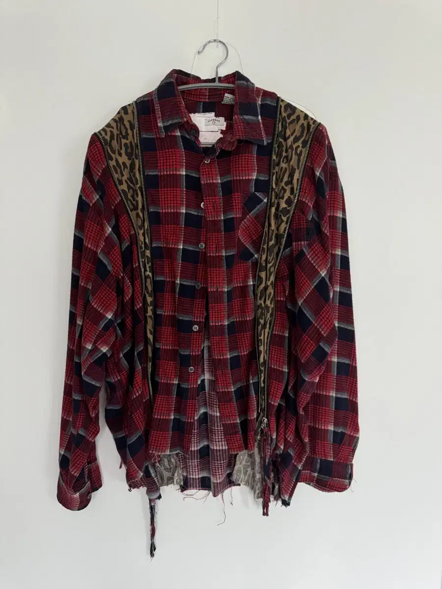 Old Park Old Park Flannel Detail Shirt Size L