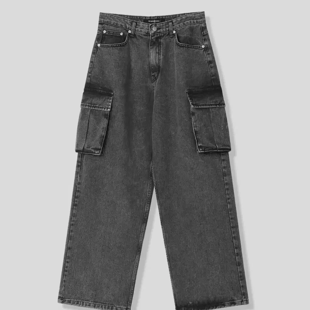 어반드레스 snow cargo denim black