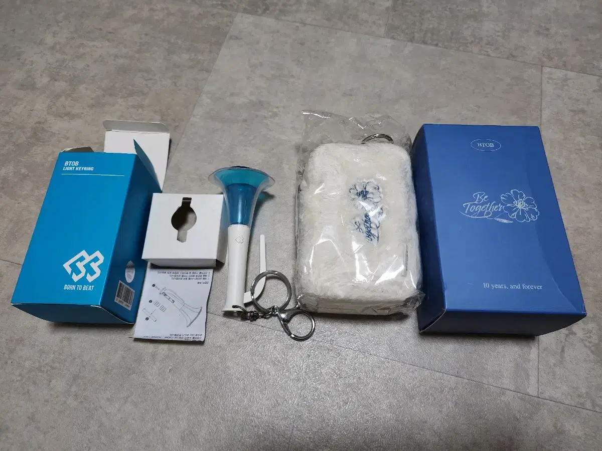 BTOB btob lightstick keyrings, pouches bulk sells