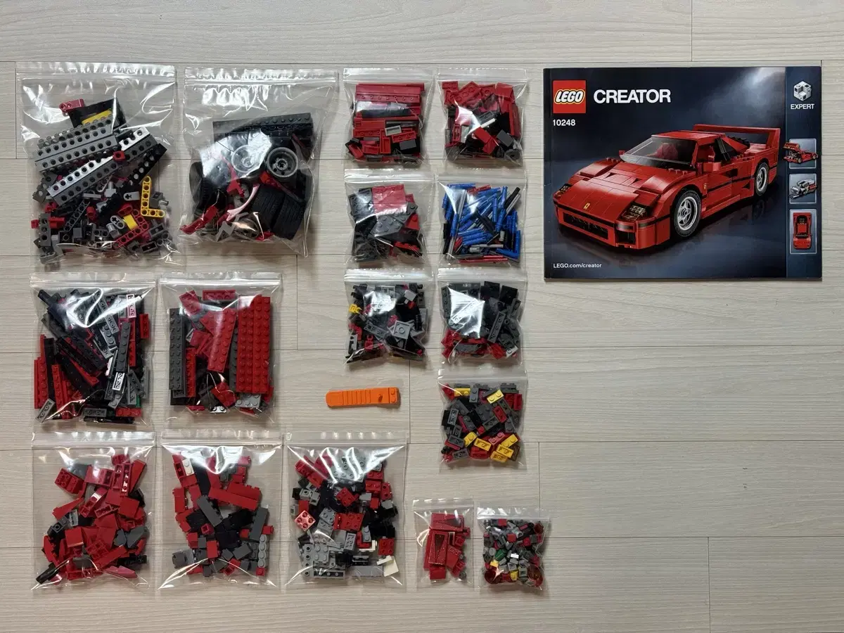 레고 10248 페라리 F40 (중고) LEGO 크리에이터 (2015)