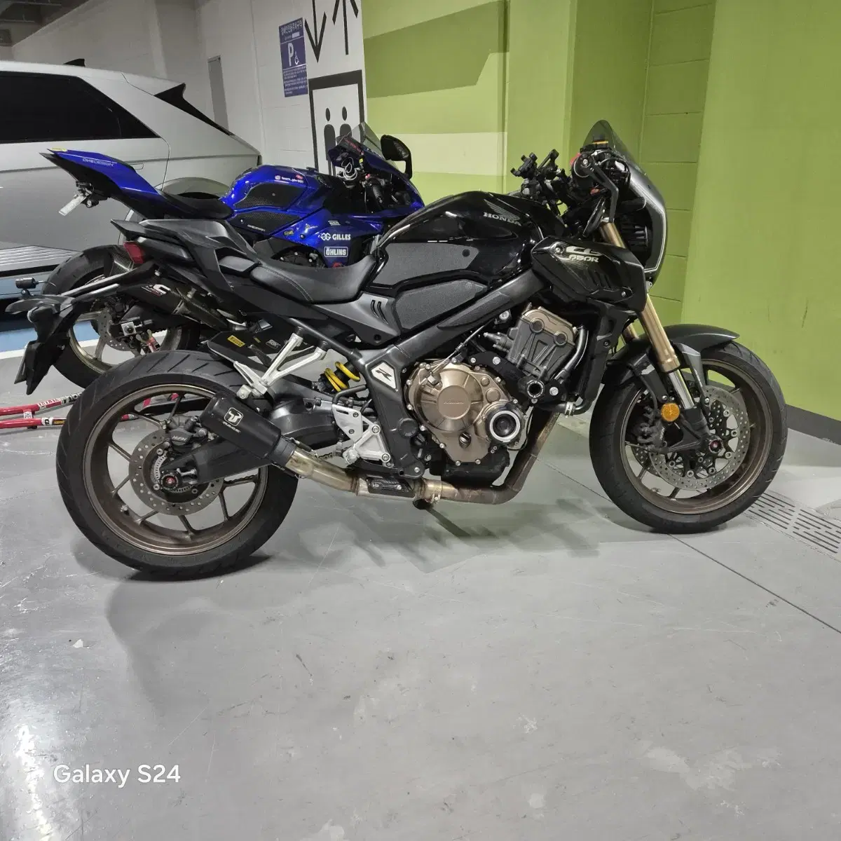 cb650r 익실풀베기