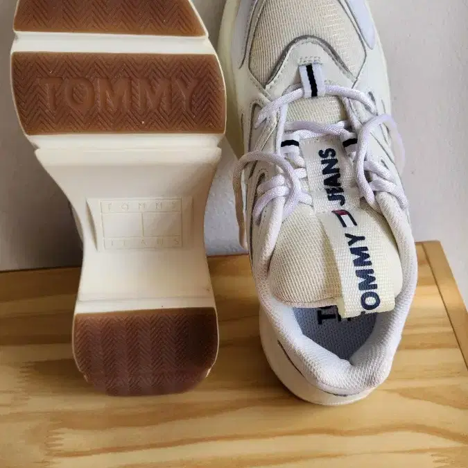 TOMMY 타미힐피거 슈즈 폐기 청키 리너