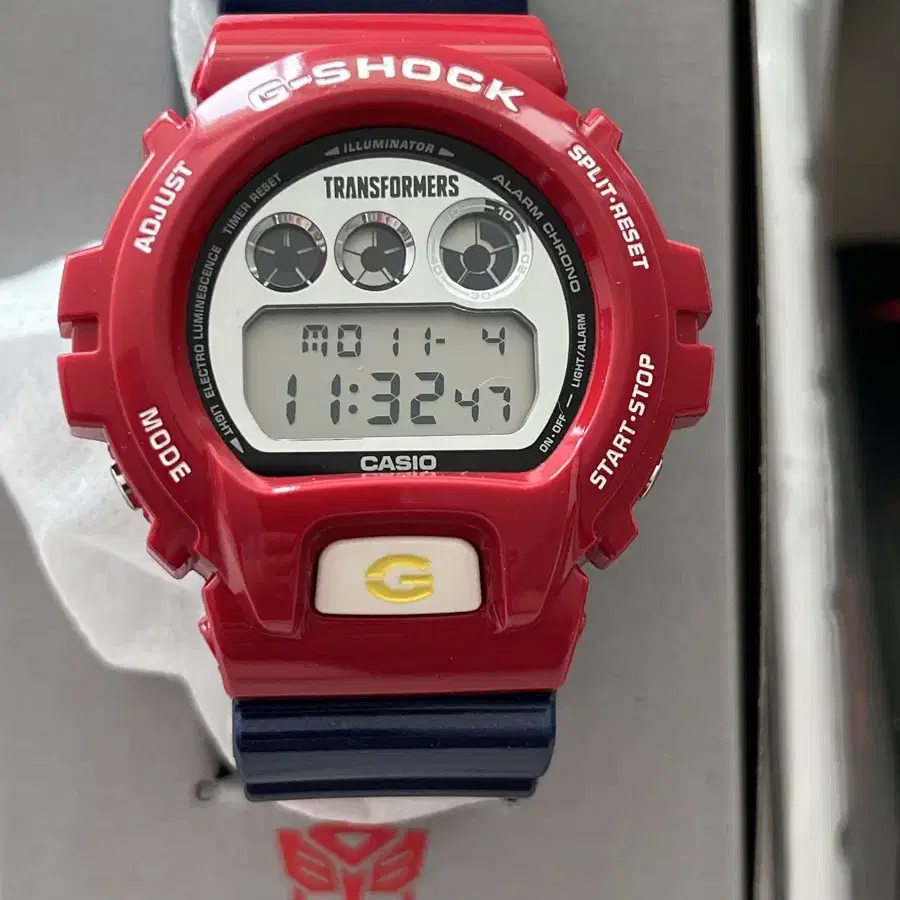 지샥 x 트랜스포머 리미티드 에디션 DW-6900TF-SET 맨즈 퍼플