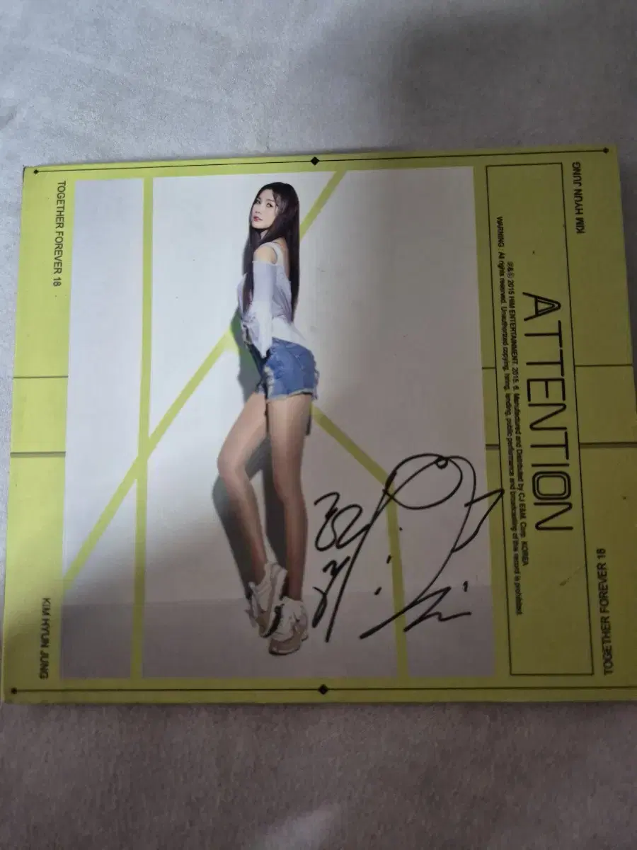 Kim Hyunjung MUSIC CD Signature Vahn