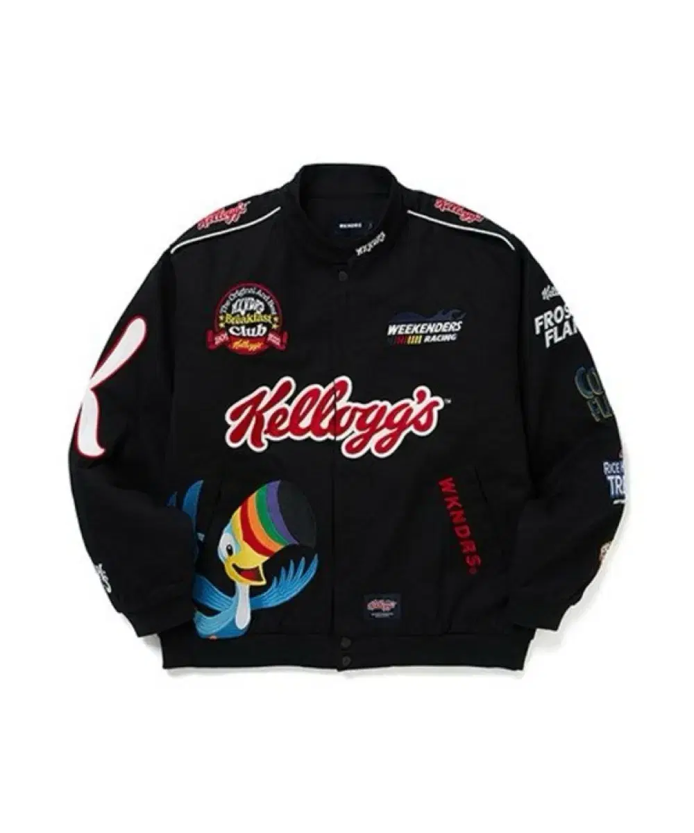 (Wearing Judith) Wicked Kellogg's racing jacket... so cute!