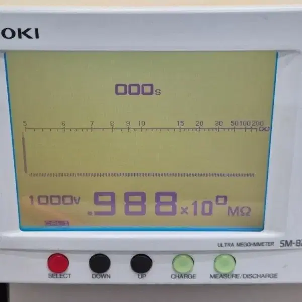 HIOKI SM-8220 Ultra Megohmmeter 초절연계