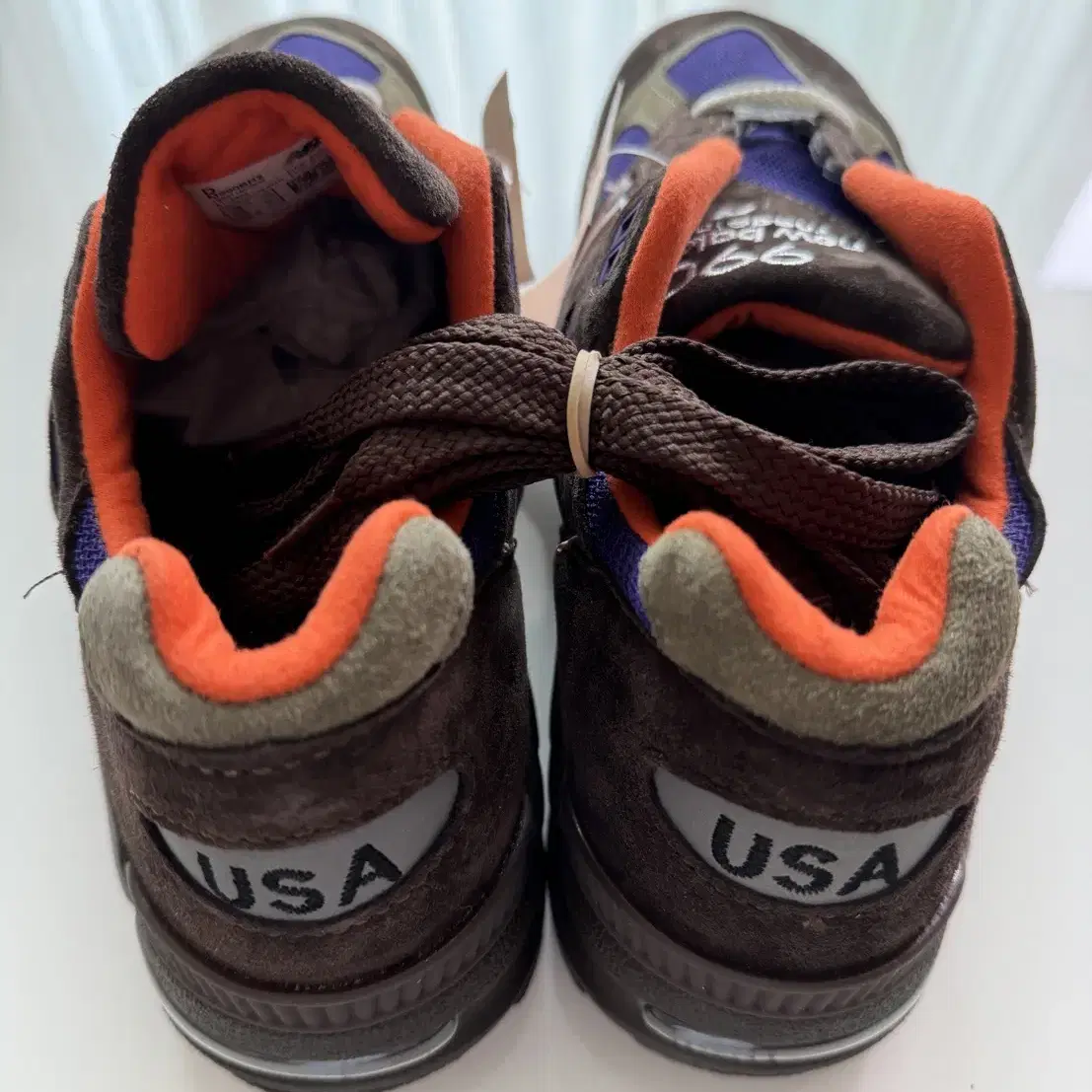 뉴발란스 990v2 made in usa 브라운 퍼플 265 새제품