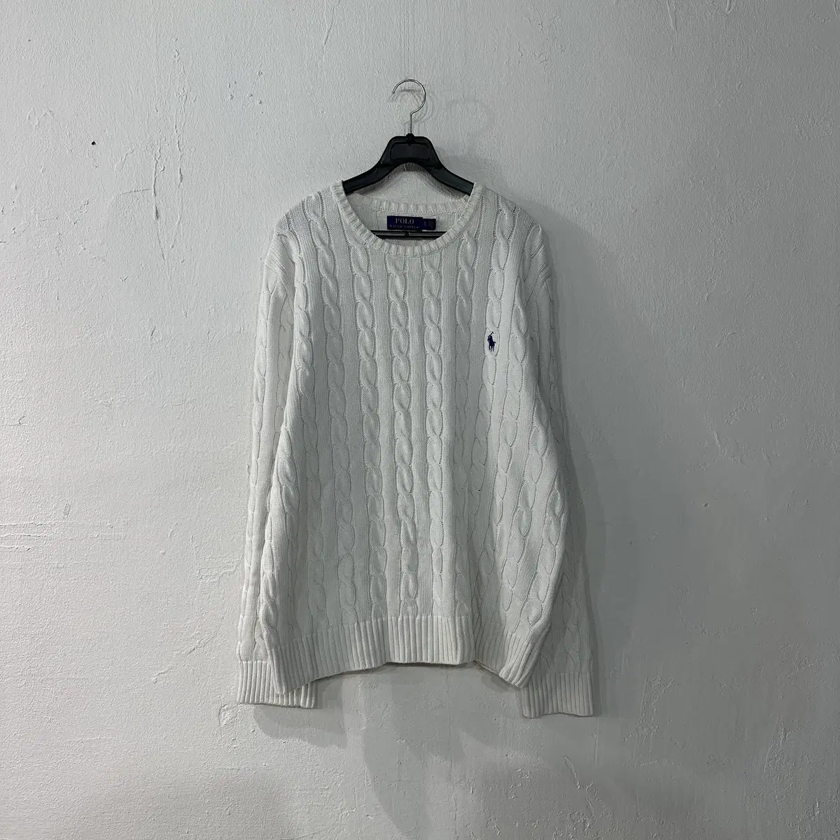 Polo Ralph Lauren White Knit XL