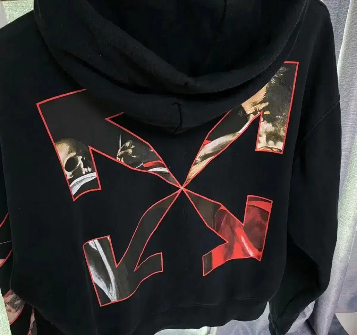 [ L ] Off-White Caravaggio Hoodie Genuine