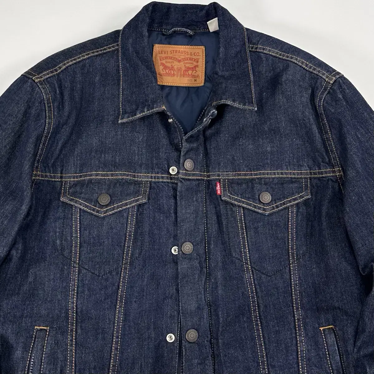 Levi's Goose Down Denim Trucker Jacket