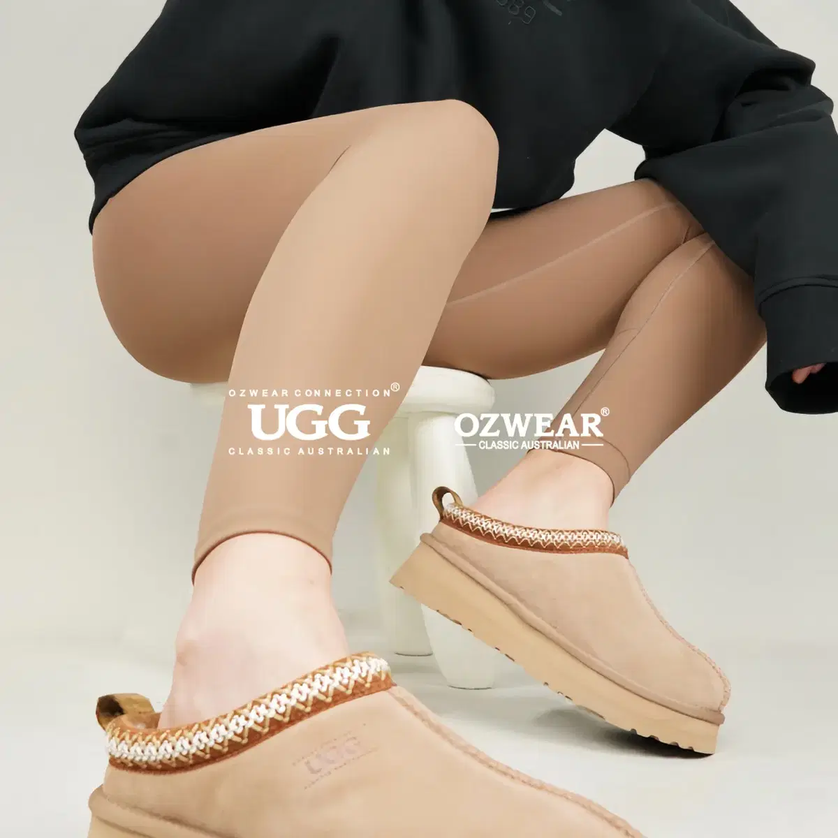 국내배송] 호주 오즈웨어 UGG 타스만 플랫폼 어그슬리퍼 OB780P