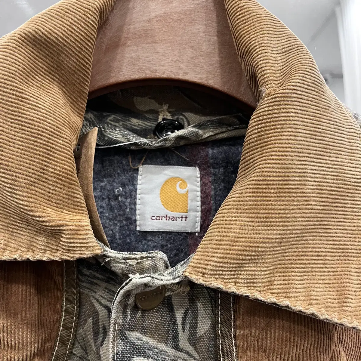 Carhartt 칼하트 리얼트리 카모 헌팅 자켓