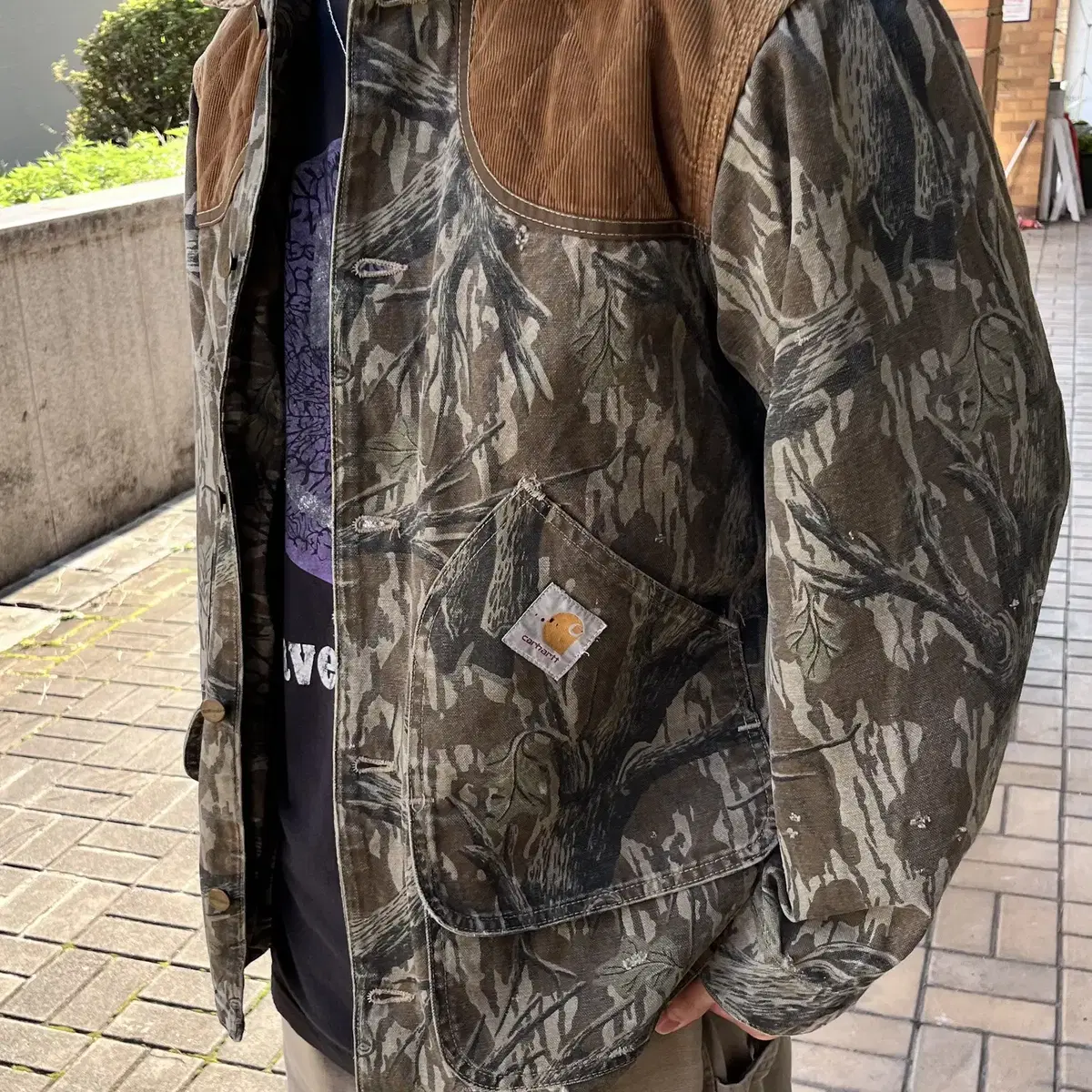 Carhartt 칼하트 리얼트리 카모 헌팅 자켓