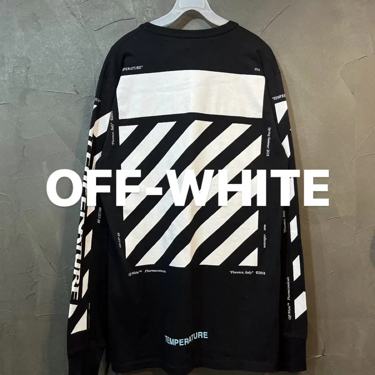 [L] OFF-WHITE 오프화이트 롱 슬리브