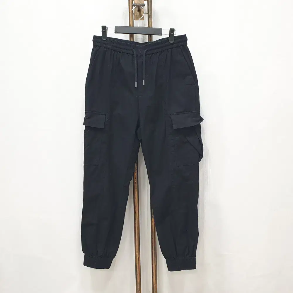 (KK65821)Flack Men's Cotton Cargo Jogger Pants L(33-34)