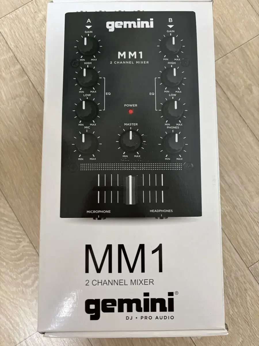 Gemini MM1 제미니 오디오 DJ 믹서 EQ