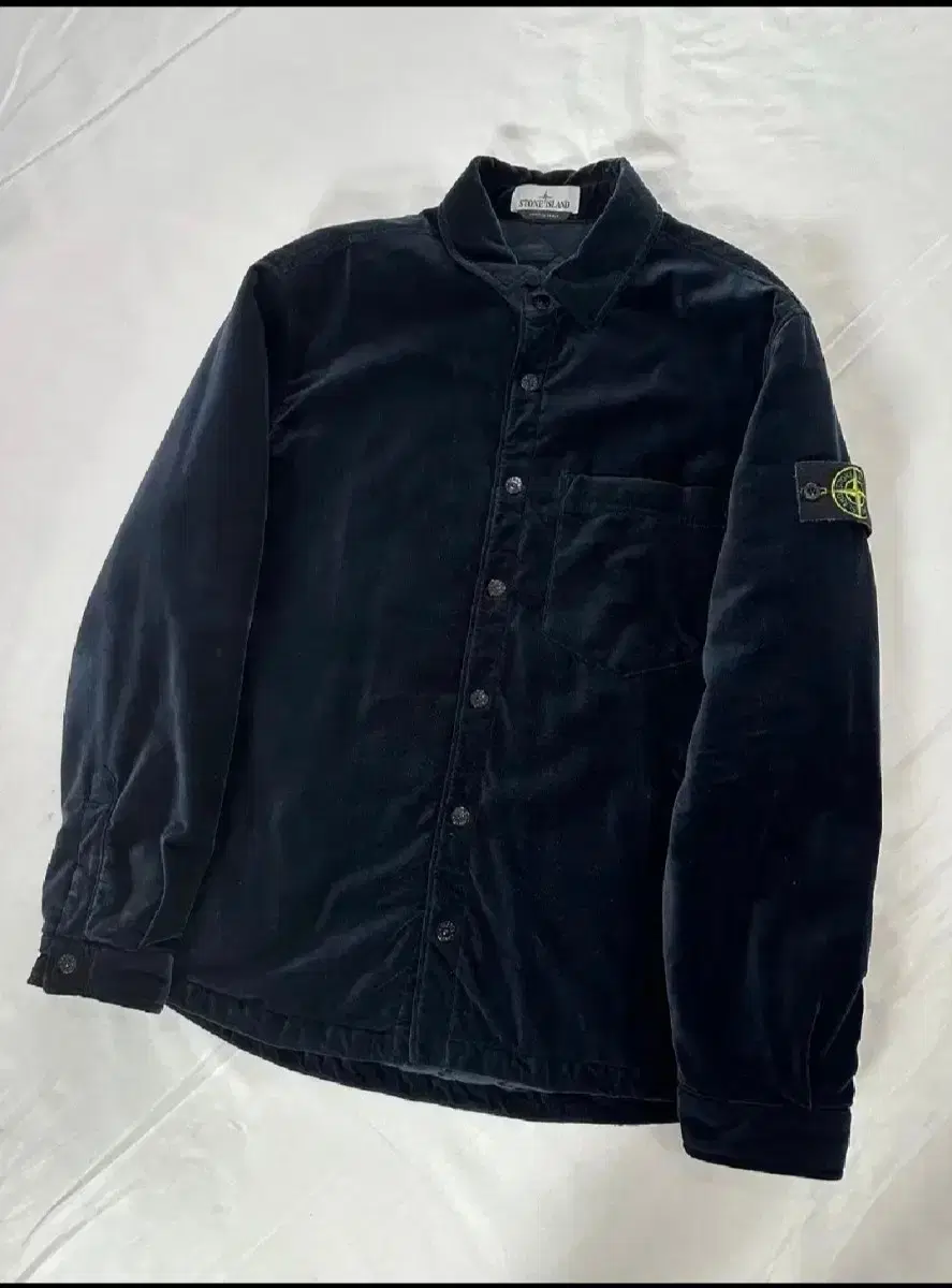 Stone Island Corduroy Velvet Quilted Puffer Jacket L