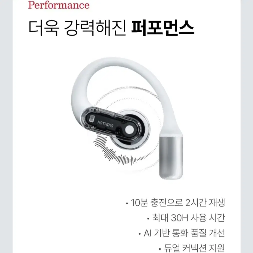 신제품* 낫싱 이어 오픈 ear open