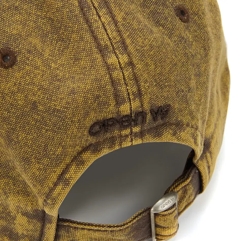 OPEN YY COTTON BALL CAP-YELLOWISH BROWN