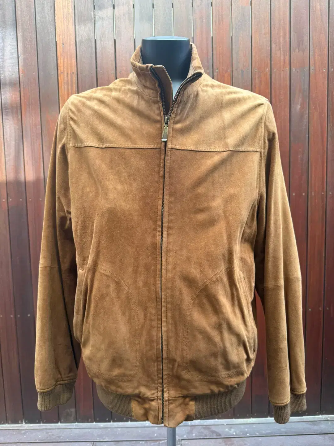 [XL] Brooks Brothers Classic Suede Bomber