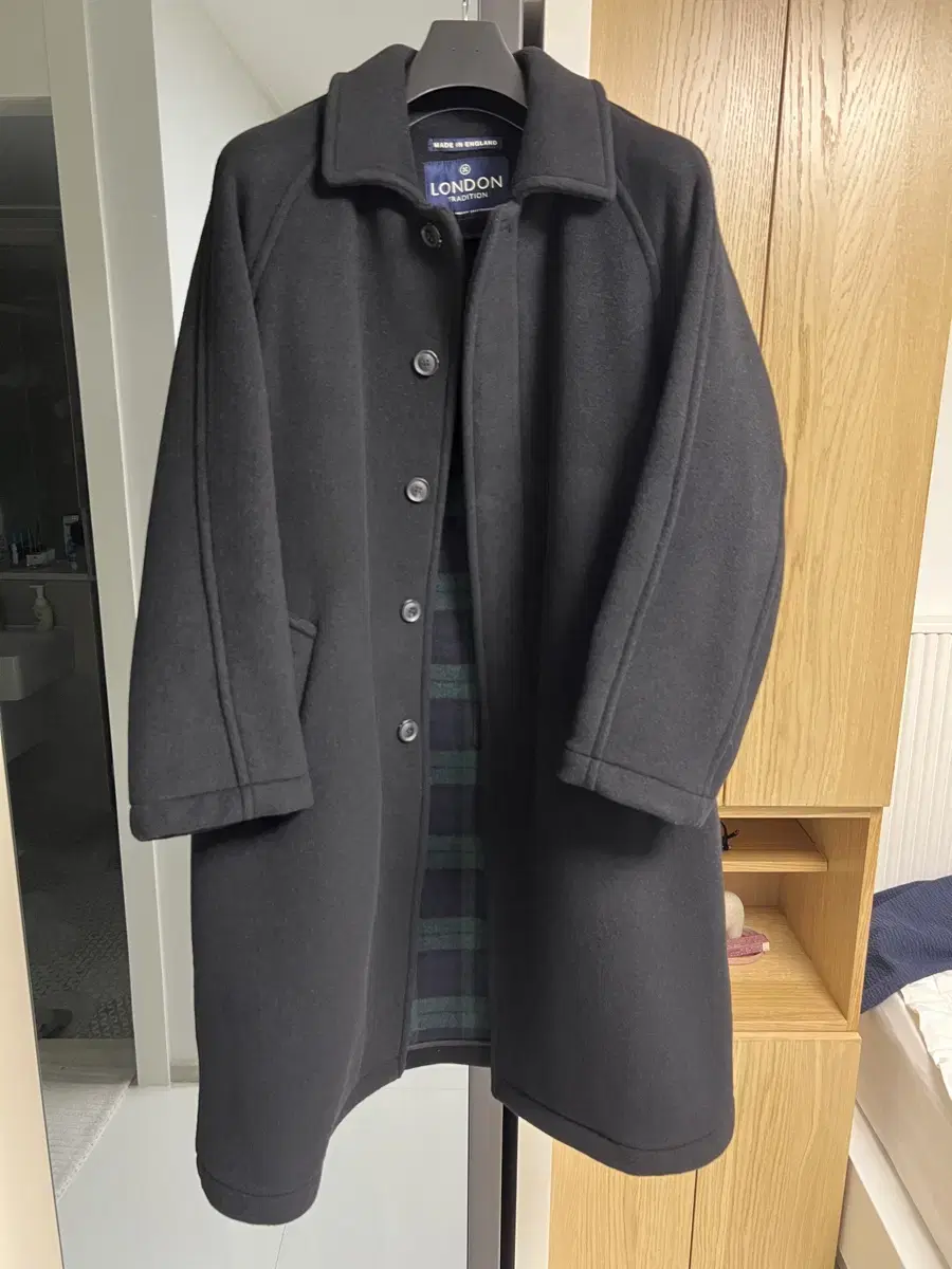 LondonTradition Balmacan Coat Dark Gray