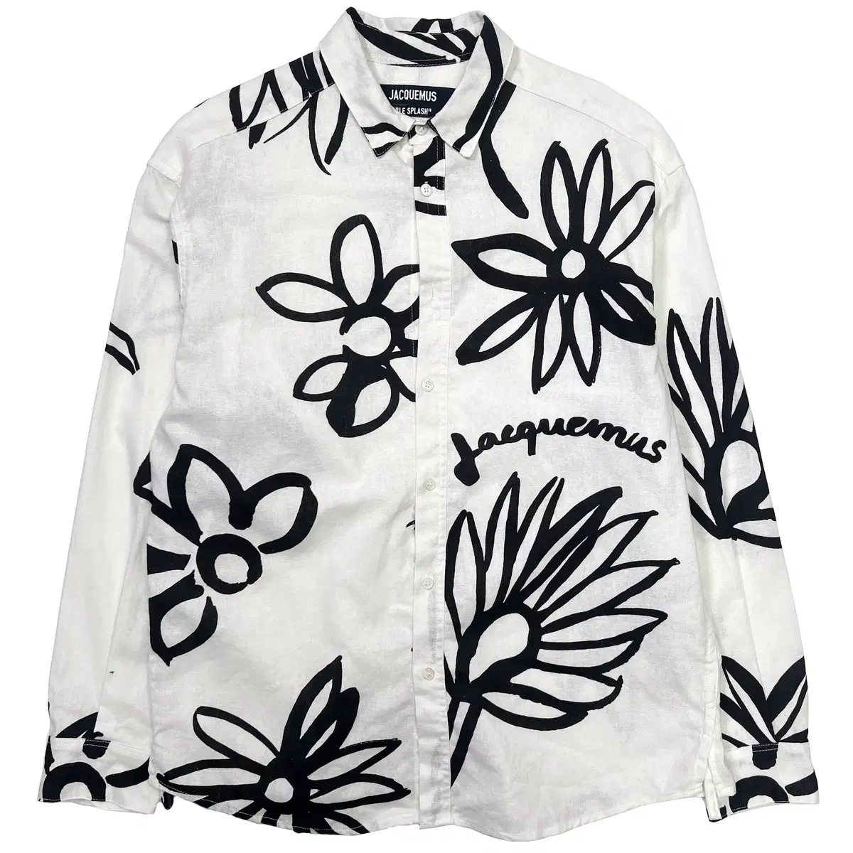 Jacquemus 22SS La Chemise Simon Print Shirt (46)