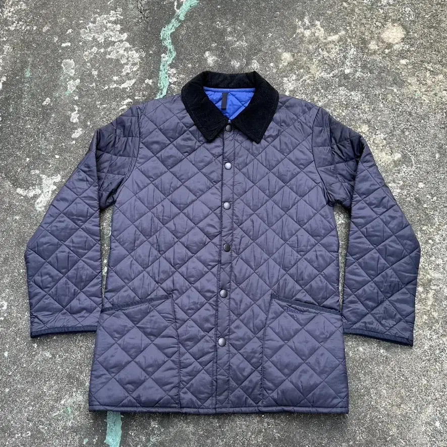 Barbour 바버 리데스데일 퀼팅 자켓 네이비 색상 XS 사이즈