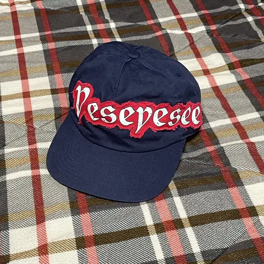 예스아이씨 Applique Cap Navy